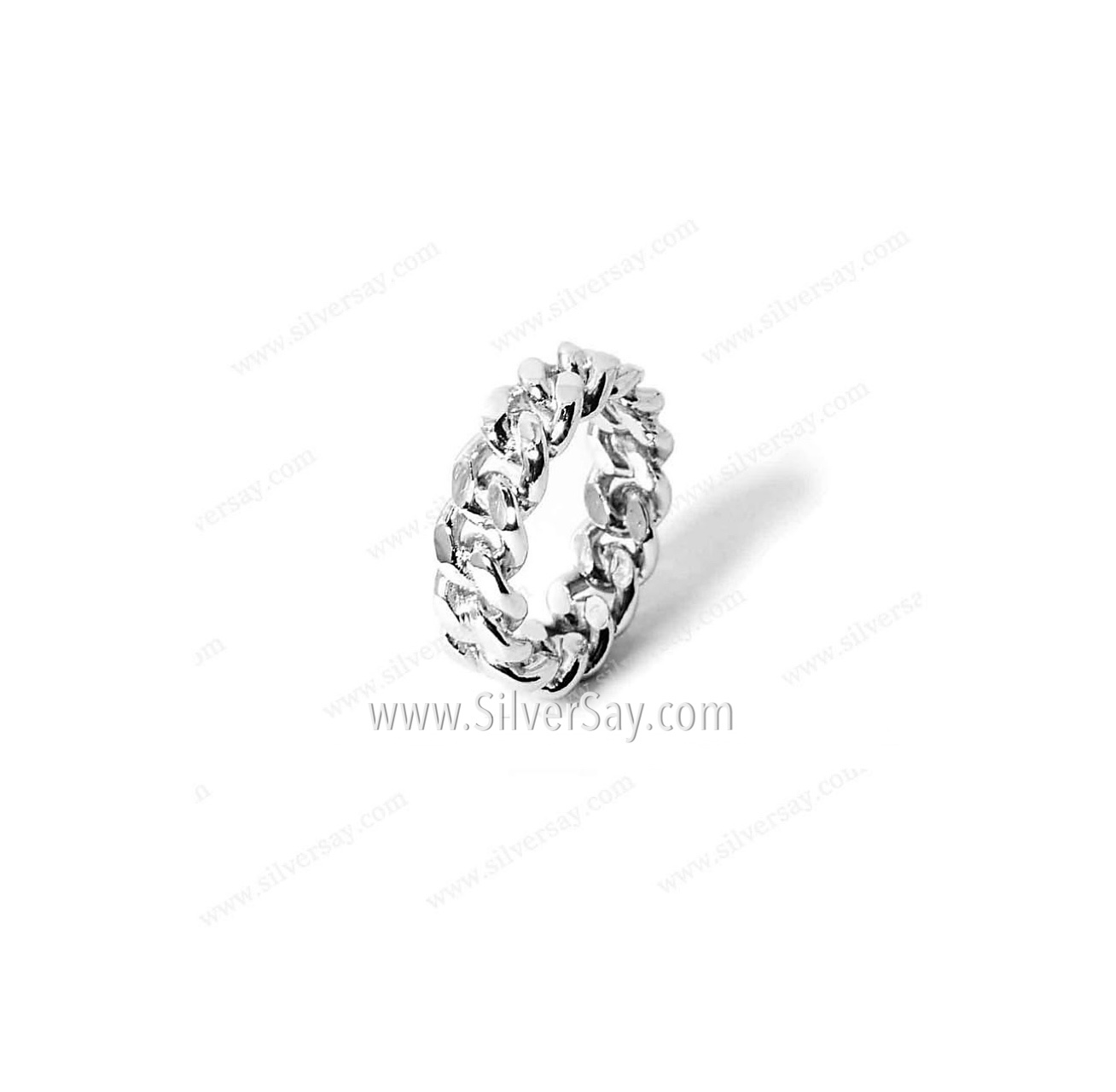 แหวนฉลุลายเลสรอบวง 3 มม./Curb chain
