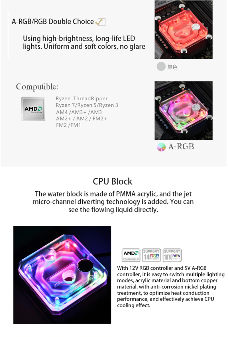 Bykski AMD CPU-XPR-B-PA