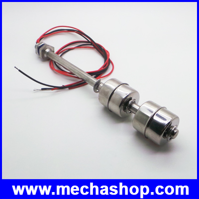 เซนเซอร์ระดับน้ำ เซนเซอร์เช็คระดับน้ำ ลูกลอย 17cm Length Liquid Water Level Sensor Stainless Steel Vertical Float Switch SUS304