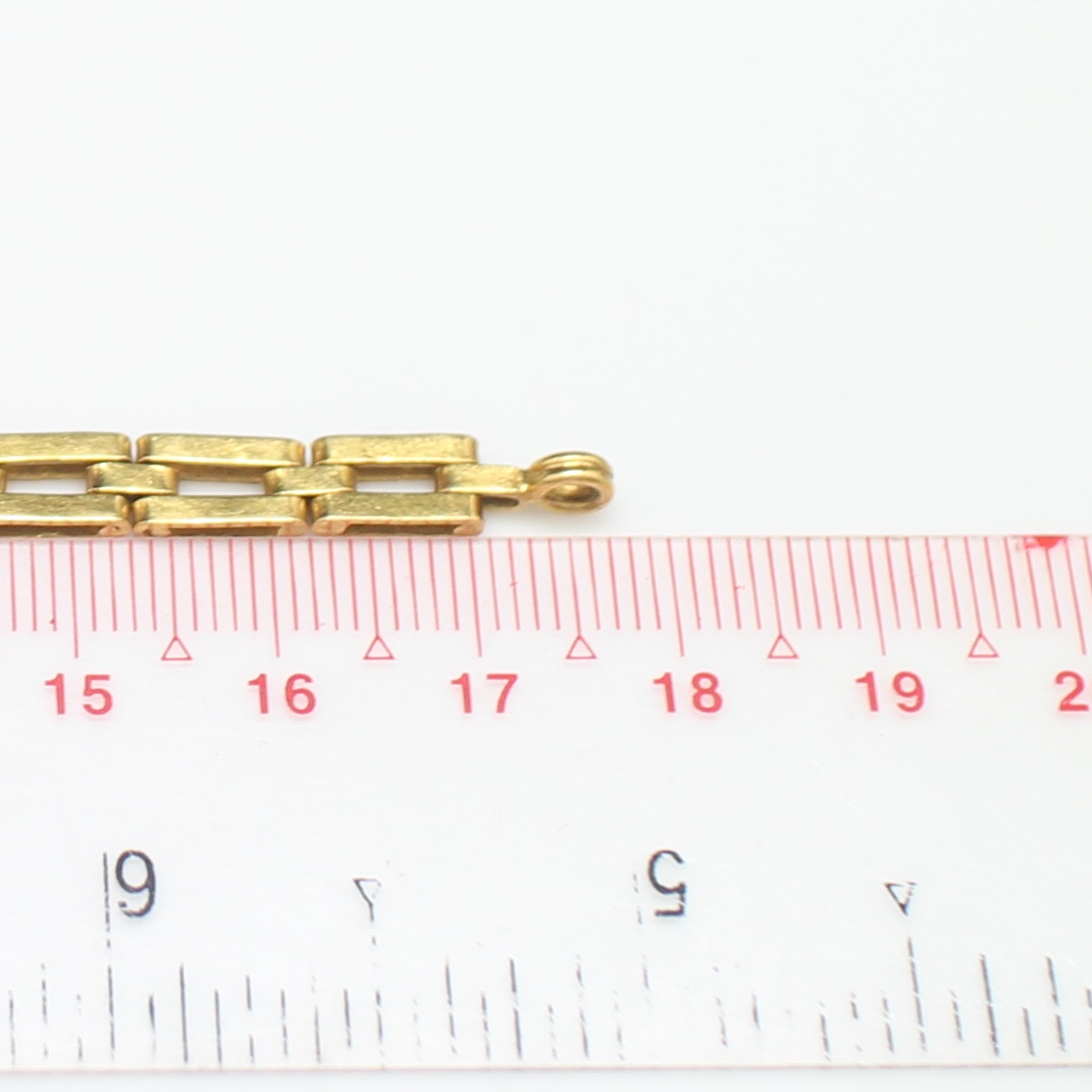 BL25090 สร้อยข้อมือเพชรซีกดอกไม้ ทองแท้ 90% นน.รวม 23.1 กรัม ยาว 17.5 ซม.