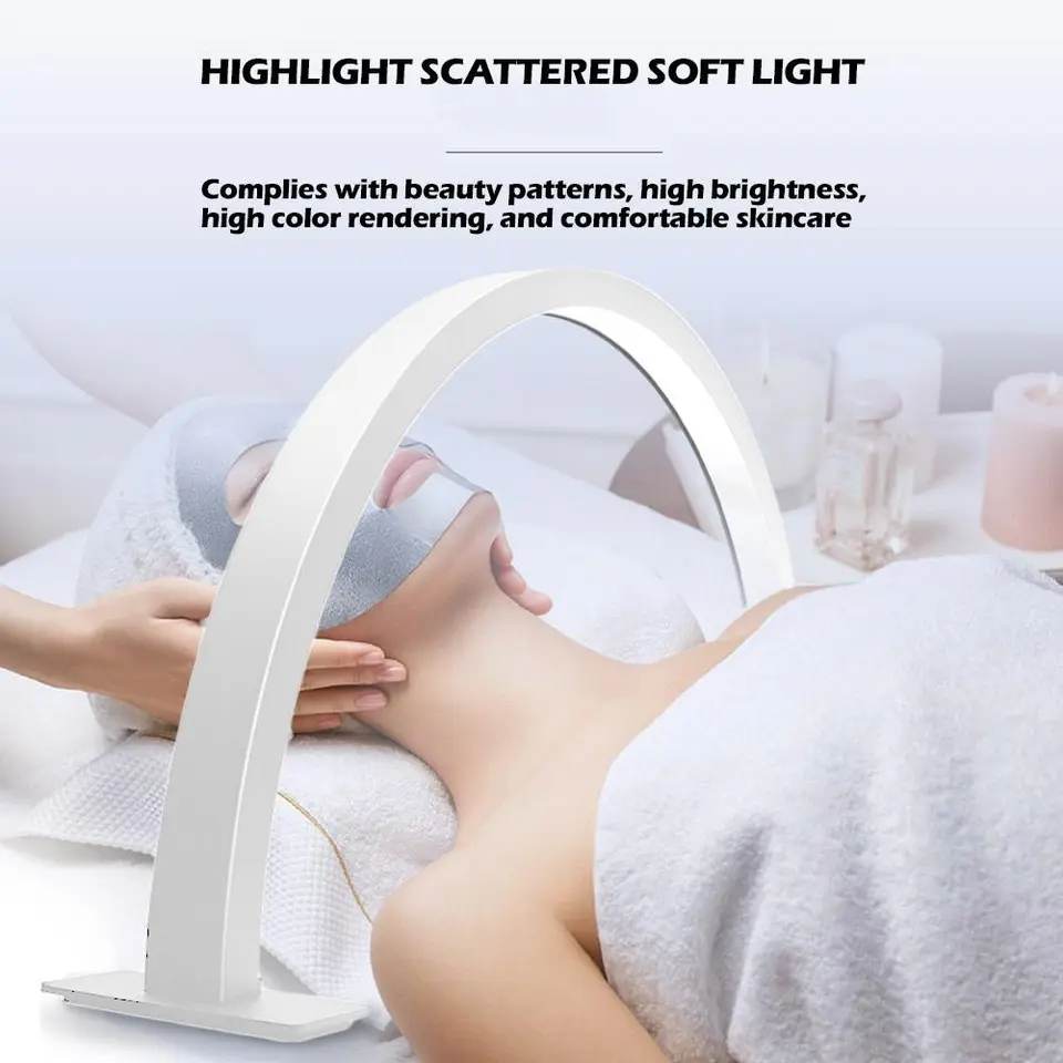 โคมไฟเสริมสวยแบบโค้ง โคมไฟตั้งโต๊ะ โคมไฟทำเล็บ ต่อขนตา 48w