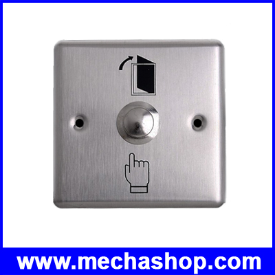 สวิทซ์กด 3A, 36VDC H4533 Stainless Steel Door Exit Push Button Switch for Access Control