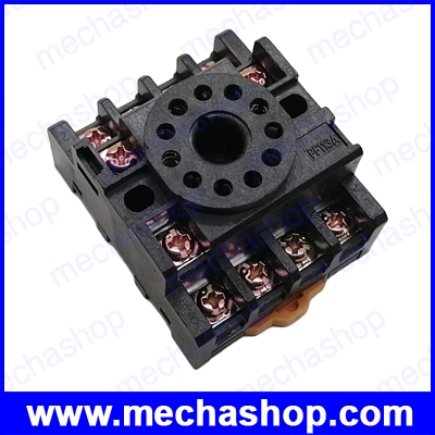ซอตเก็ตรีเลย์ ซอคเก็ตเค้าเตอร์ PF113A DIN Rail mounting Relay socket round pins relay socket base 11 Pins