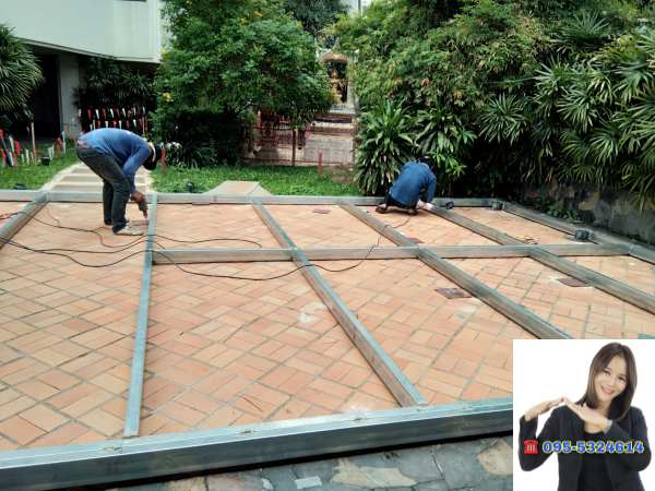 ออฟฟิศสำเร็จรูป ล็อบบี้โรงแรม ขนาด 5.00x15.00 เมตร