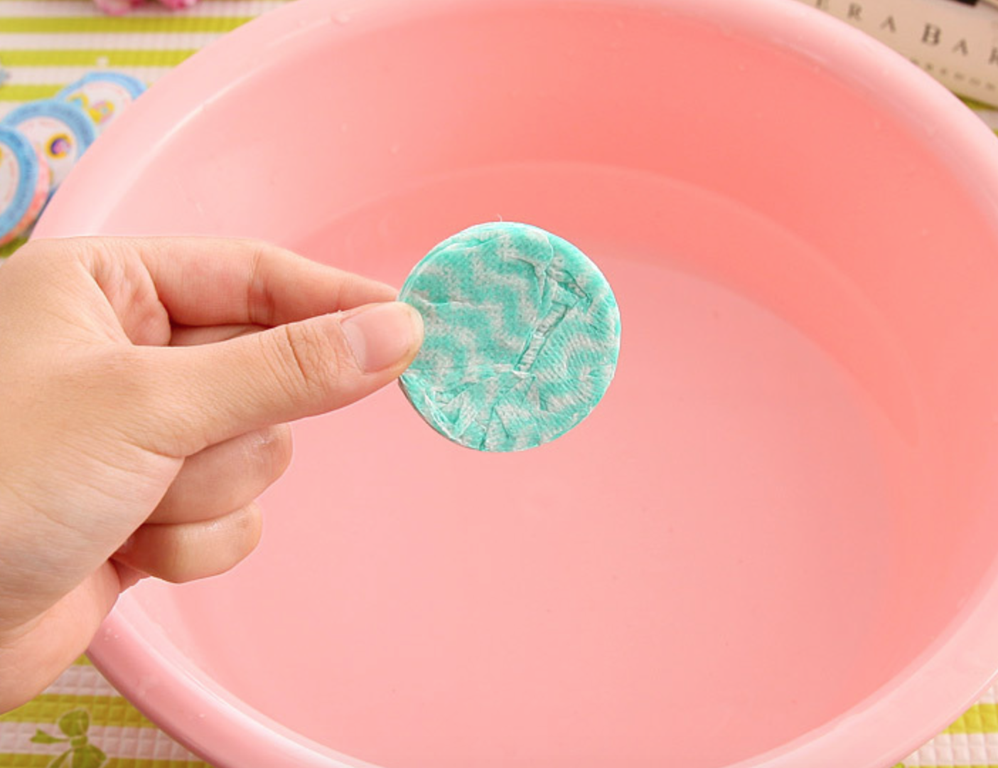 ผ้า ขนหนู อัดเม็ด (ยกแพ็ค 10 ผืน)