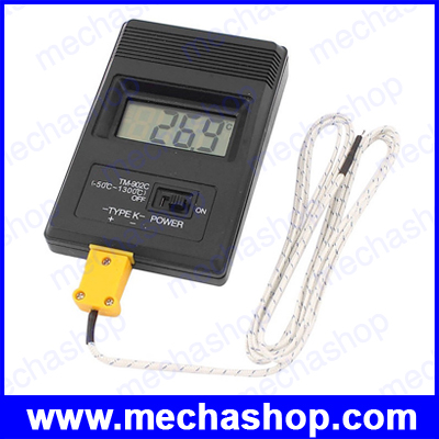 เทอร์โมมิเตอร์ เครื่องวัดอุณหภูมิ TM-902C Digital LCD K Type Thermometer Single Input Thermocouple Probe