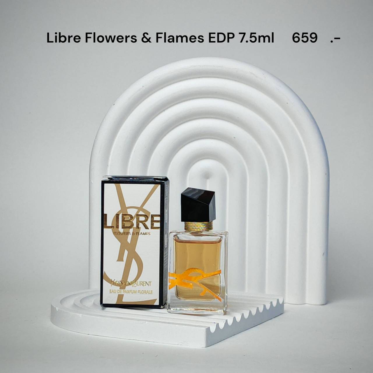 น้ำหอมจิ๋วมินิ YSL Libre Flowers & Flames EDP 7.5mlแบบแต้มมีกล่อง ( Mini Perfume น้ำหอมขนาดพกพา) น้ำหอมจิ๋วมินิ ขวดน่ารัก ตั้งโชว์ก็สวย พกพาก็สะดวก หัวแต้มตามจุดชีพจร