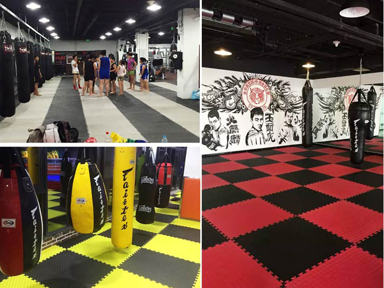 แผ่นจิ๊กซอวปูพื้น สนามมวย ขนาด 100*100 cm