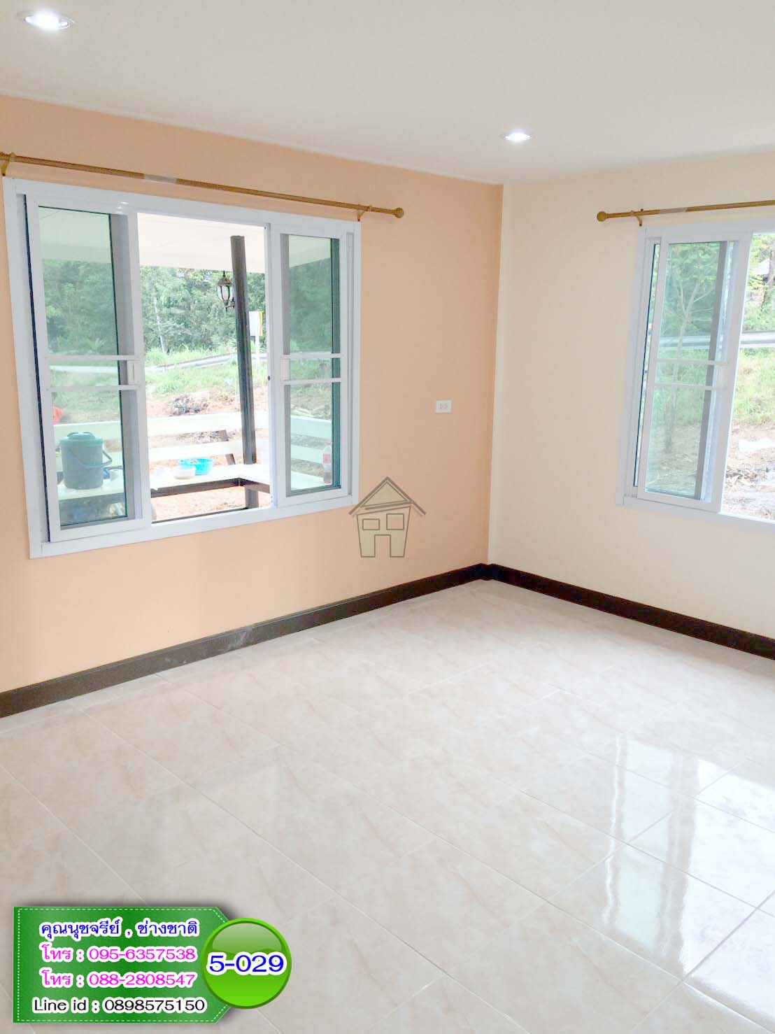 5-029 บ้านกึ่งน็อคดาวน์ คานปูน - บ้านหลังใหญ่ - ทรงโมเดิร์น