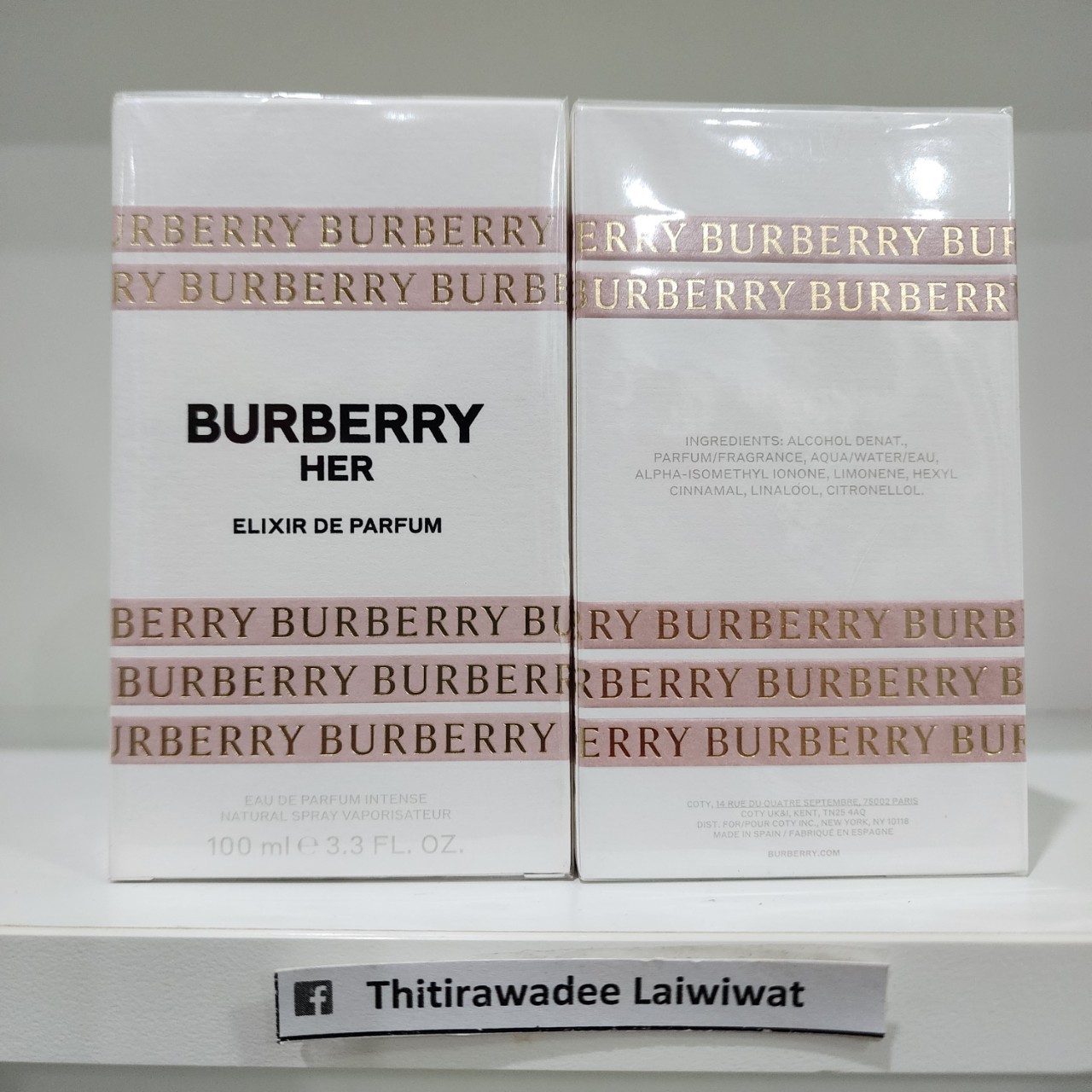 น้ำหอมแท้ Burberry Her Elixir EDP Intense 100ml กล่องซีล