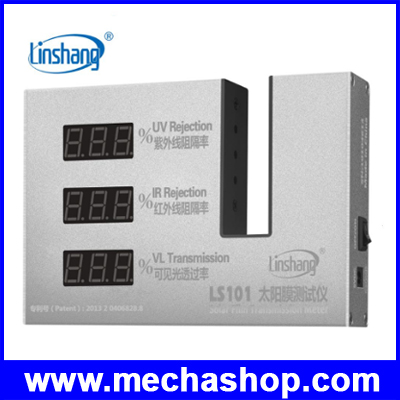 เครื่องวัดฟิล์มกรองแสง มิเตอร์วัดฟิล์มกรองแสง เครื่องวัดการกรองแสง LS101 Window Tint Transmission Meter for glass film with 365nm UV 950nm IR Rejection 550nm (สินค้า Pre-Order)