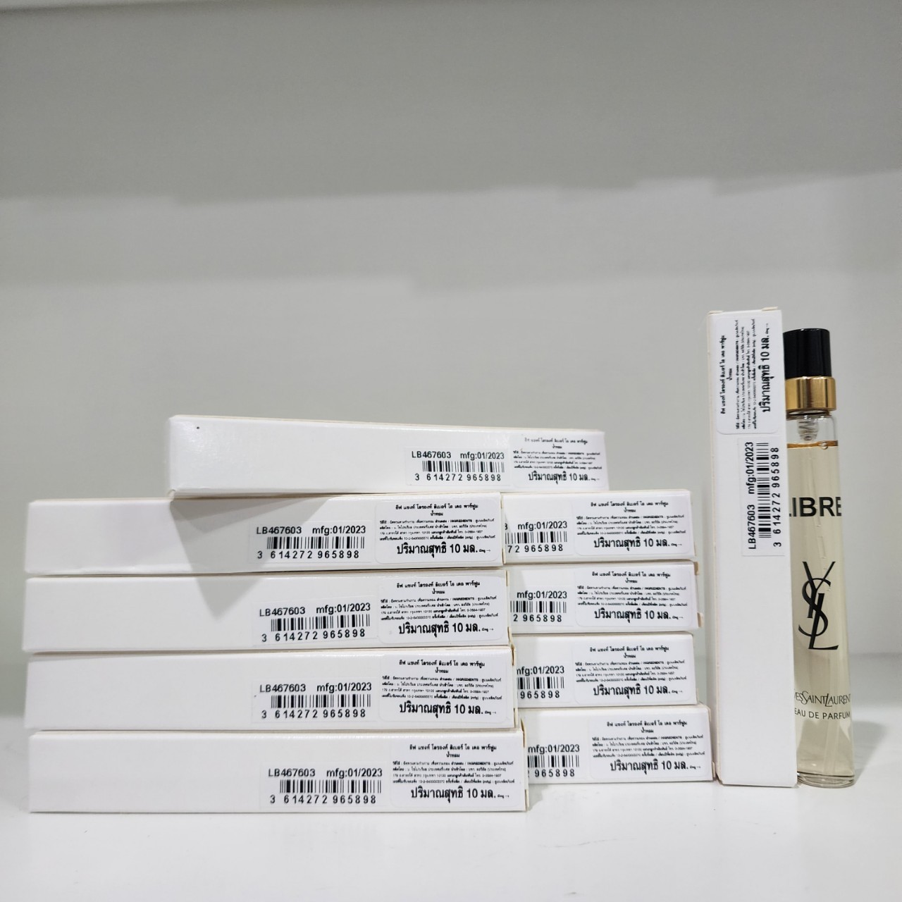 น้ำหอมจิ๋วมินิ YSL Libre EDP 10ml หัวสเปรย์ มีกล่องป้ายไทย ( Mini Perfume น้ำหอมขนาดพกพา) น้ำหอมจิ๋วมินิแบบทดลองแบบสเปรย์ พกพาก็สะดวกใช้ฉีดตามจุดชีพจร