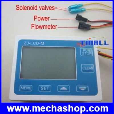 เครื่องควบคุมปริมาตรน้ำ ตามอัตราการไหลของน้ำ 9999 ลิตรต่อนาที ZM YF-S201 Flow Water Meter LCD Display Quantitative Control