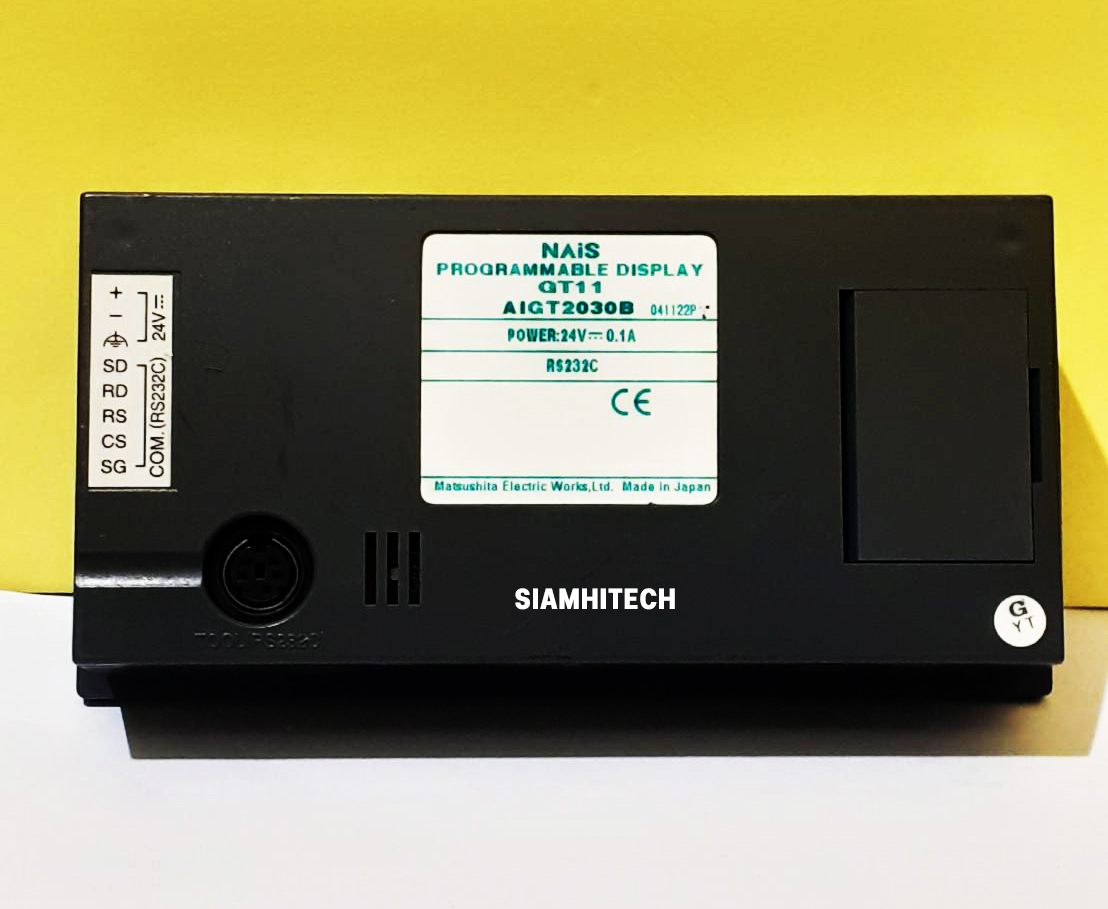 Programmable Display PANASONIC รุ่น GT11 (AIGT2030B) 240V. 0.1A 4.25" สินค้ามือ2 USED