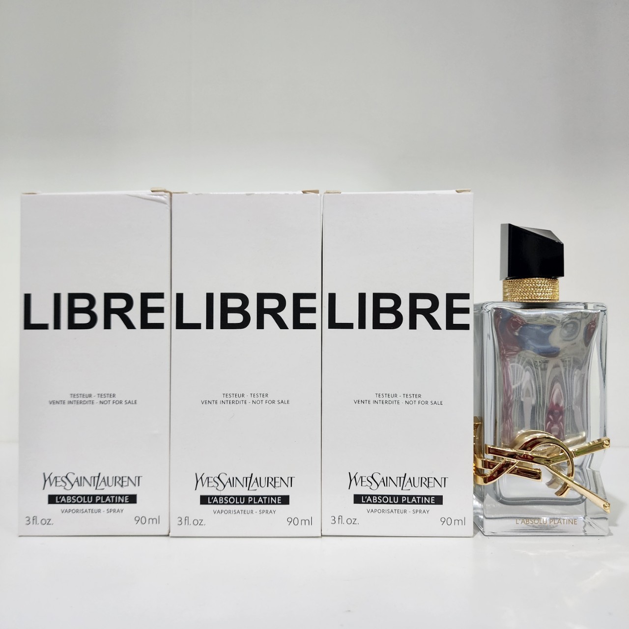 น้ำหอมแท้ YSL LIBRE L'Absolu Platine EDP 90 ml Tester