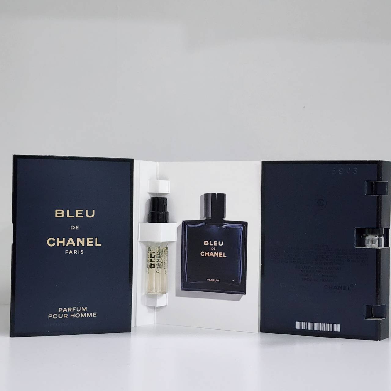 น้ำหอมไวออลหลอดทดลอง Chanel Bleu Parfum (Bleu De Chanel Parfum ) 1.5ml Spray Sample Vial ขนาดทดลองแบบ VIAL