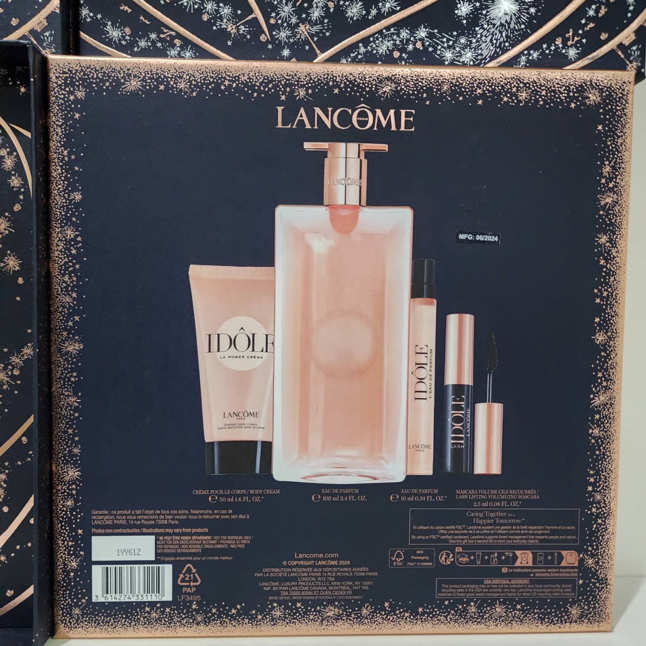 น้ำหอมแท้ Lancome Idole Eau De Parfum 100ml Holiday Set 2024 ชุดเซ็ตน้ำหอม
