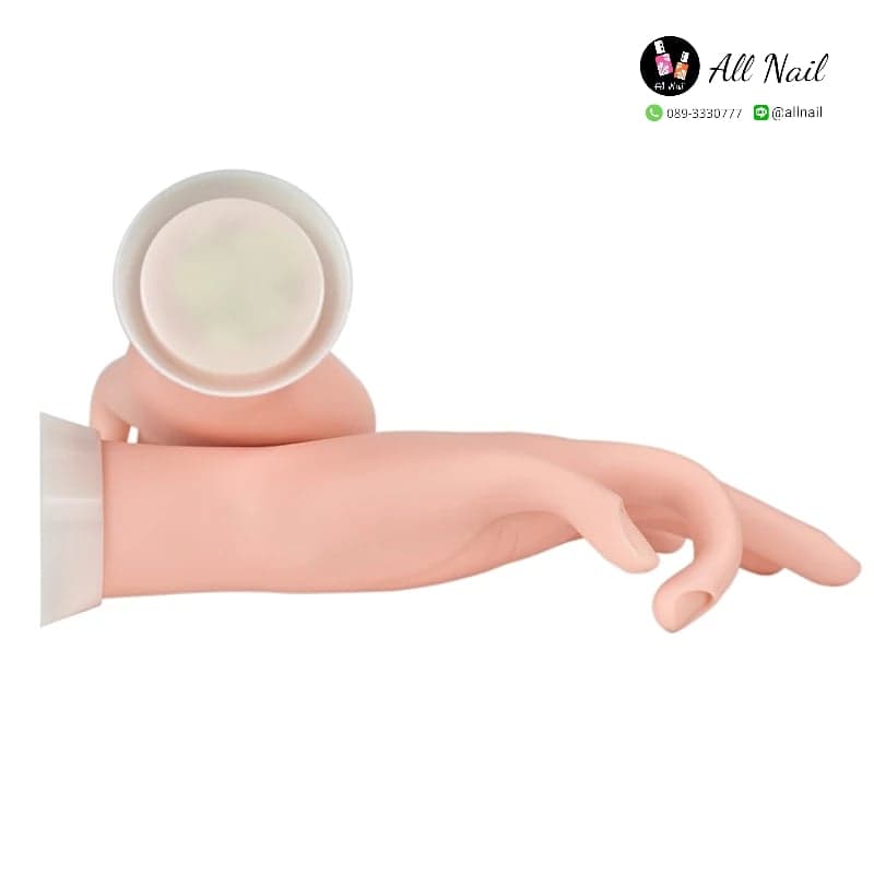 มือปลอมฝึกทำเล็บ แบบยาง
