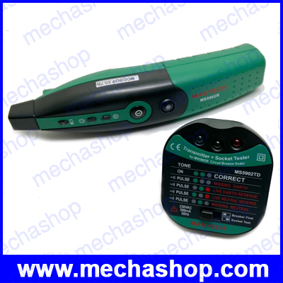 เครื่องค้นหา ตำแหน่งเซอร์กิตเบรกเกอร์ Circuit Breaker Finder Socket Tester Finder 220V AC EU Plug