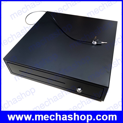 ลิ้นชักเก็บเงิน ลิ้นชักเก็บธนบัตร กล่องเก็บเงิน Cash drawer BQ400DH (4 ช่องธนบัตร 8 ช่องเหรียญ)