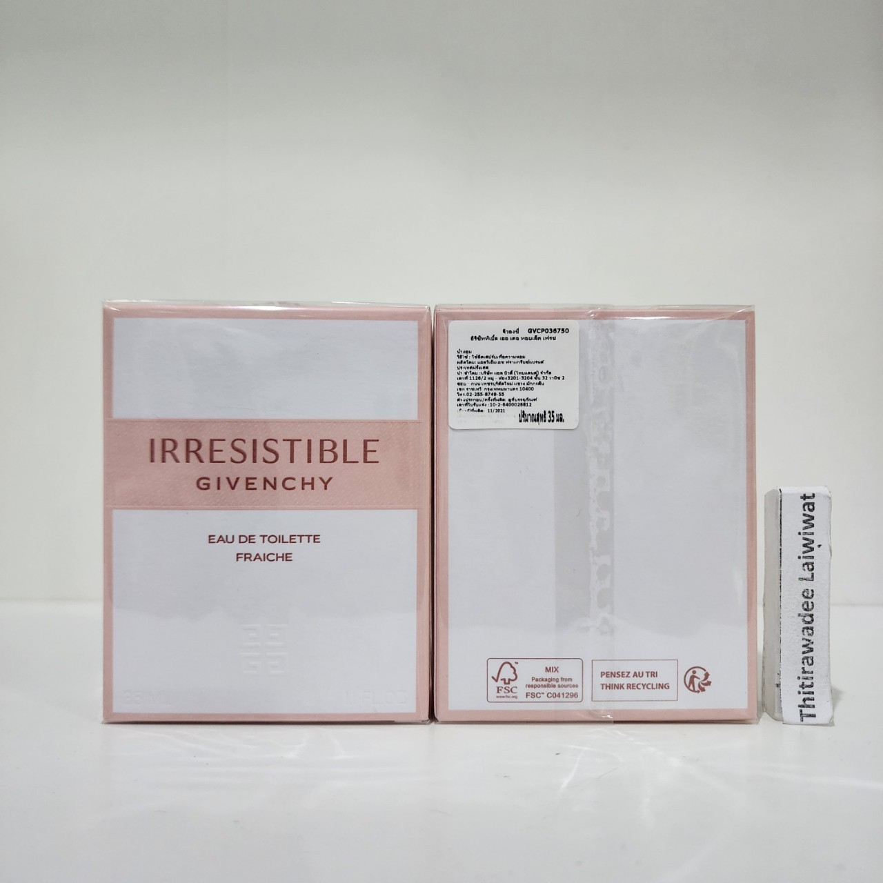 Givenchy Irresistible Eau de Toilette Fraiche 35ml กล่องซีลป้ายไทย ผลิต 11/2021