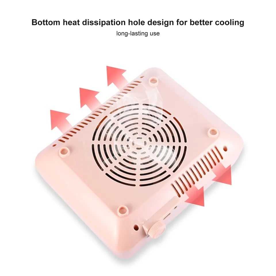 พัดลมดูดฝุ่นเล็บ เครื่องดูดฝุ่นเล็บ 40w มีช่องUSB