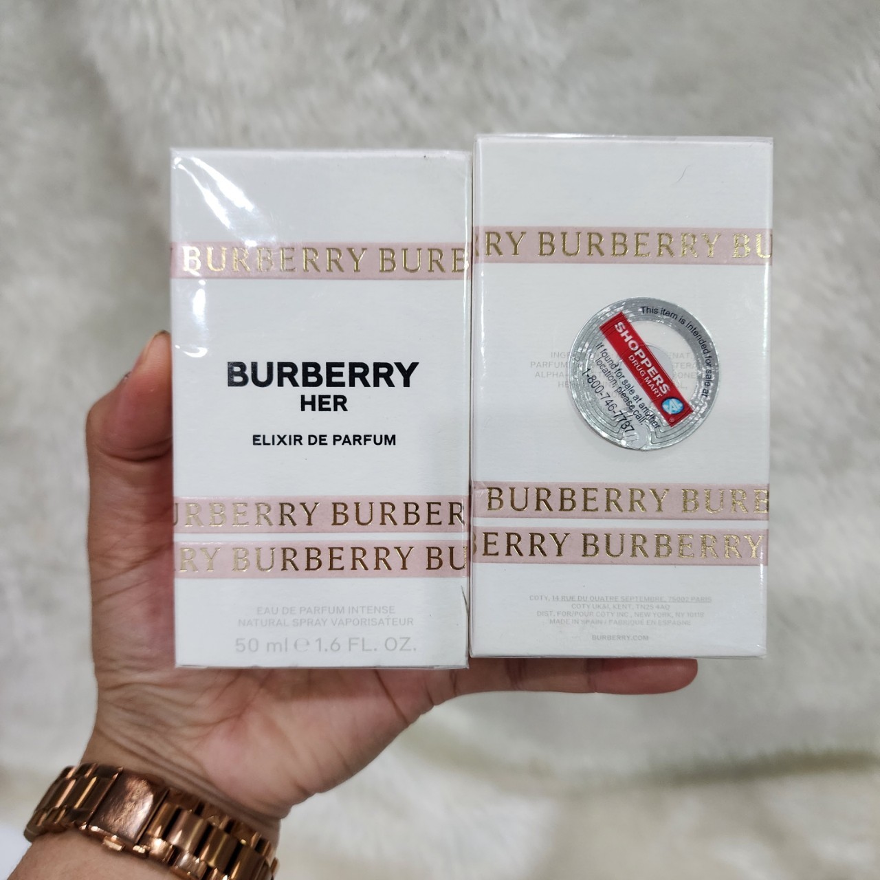 น้ำหอมแท้ Burberry Her Elixir EDP Intense 50ml กล่องซีล