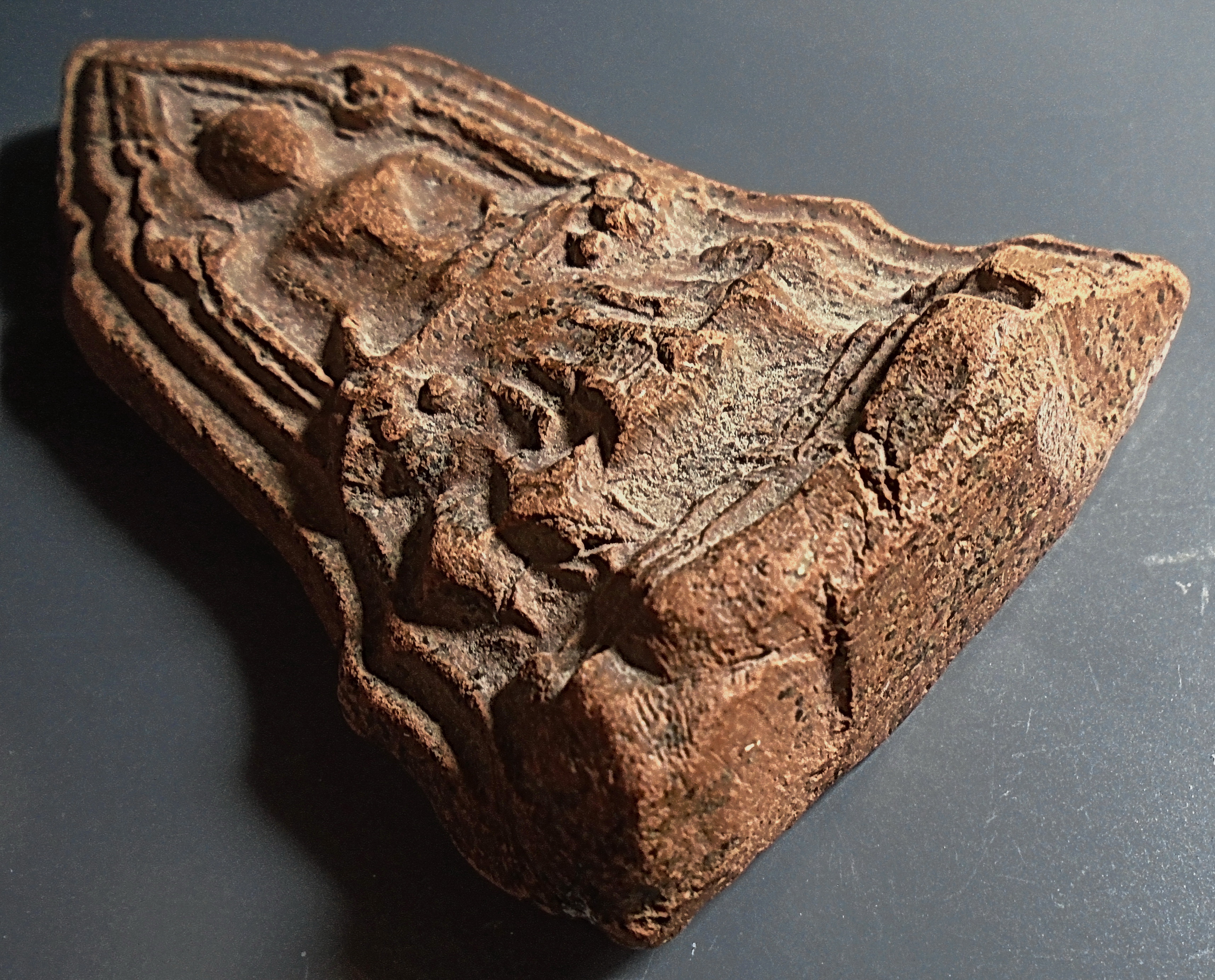 พระโคนสมอ ปางมารวิชัย เนื้อดิน ศิลปอยุธยา-รัตนโกสินทร์