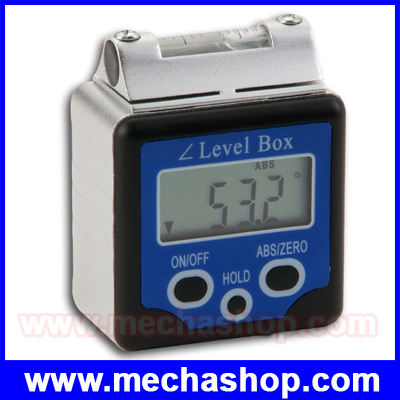 เครื่องวัดองศา เครื่องวัดมุมดิจิตอล มิเตอร์วัดมุม 360องศา Digital Inclinometer Bevel Box Level Angle Gauge Protractor 0-360° Spirit Level