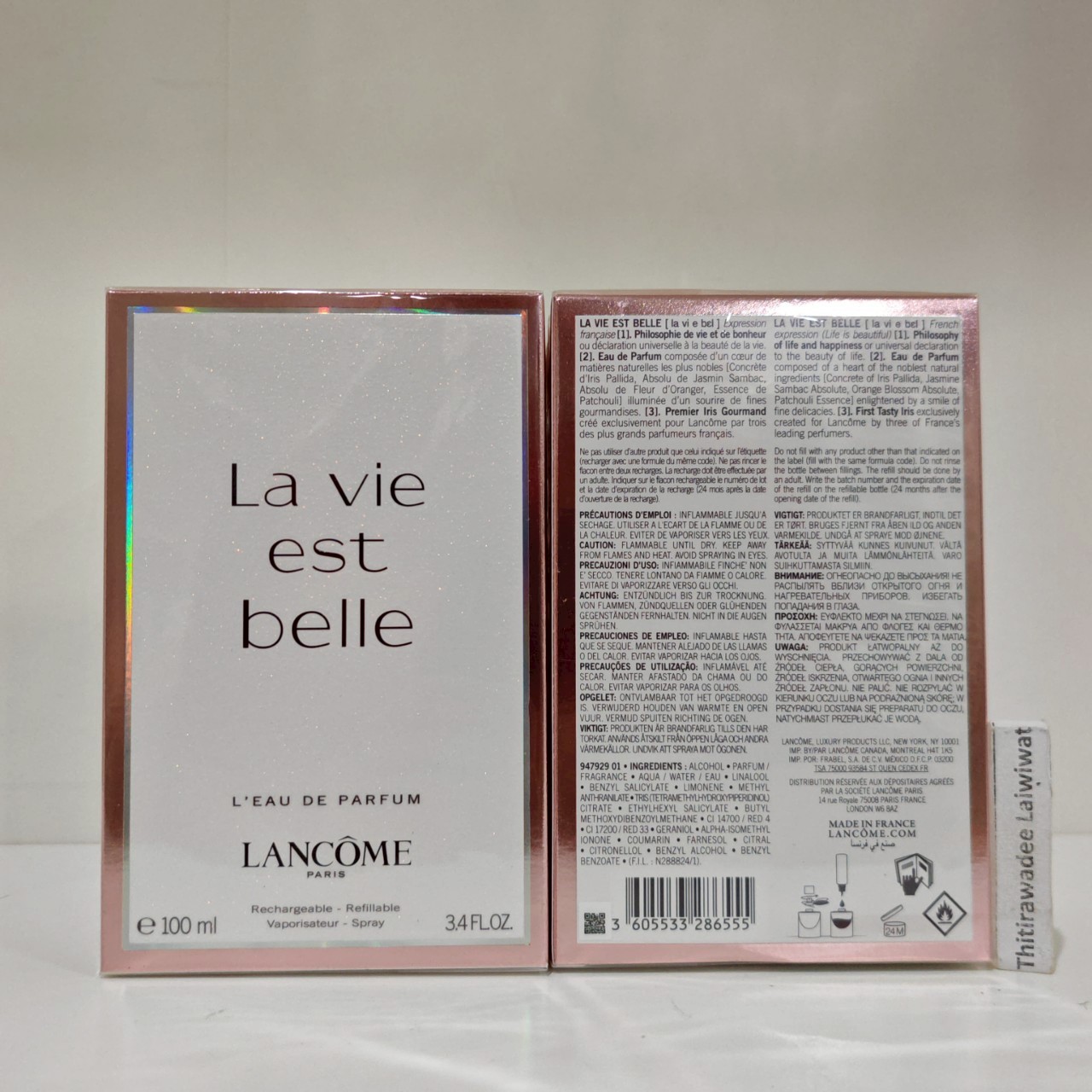 น้ำหอมแท้ Lancome La vie est belle for Women EDP 100ML กล่องซีล