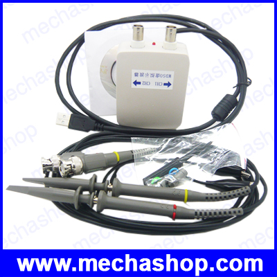 พ็อกเก็ตดิจิตอลออสซิลโลสโคป ดิจตอลสโคป MDSO 20MHz 2 channel usb Virtual oscilloscope 48M