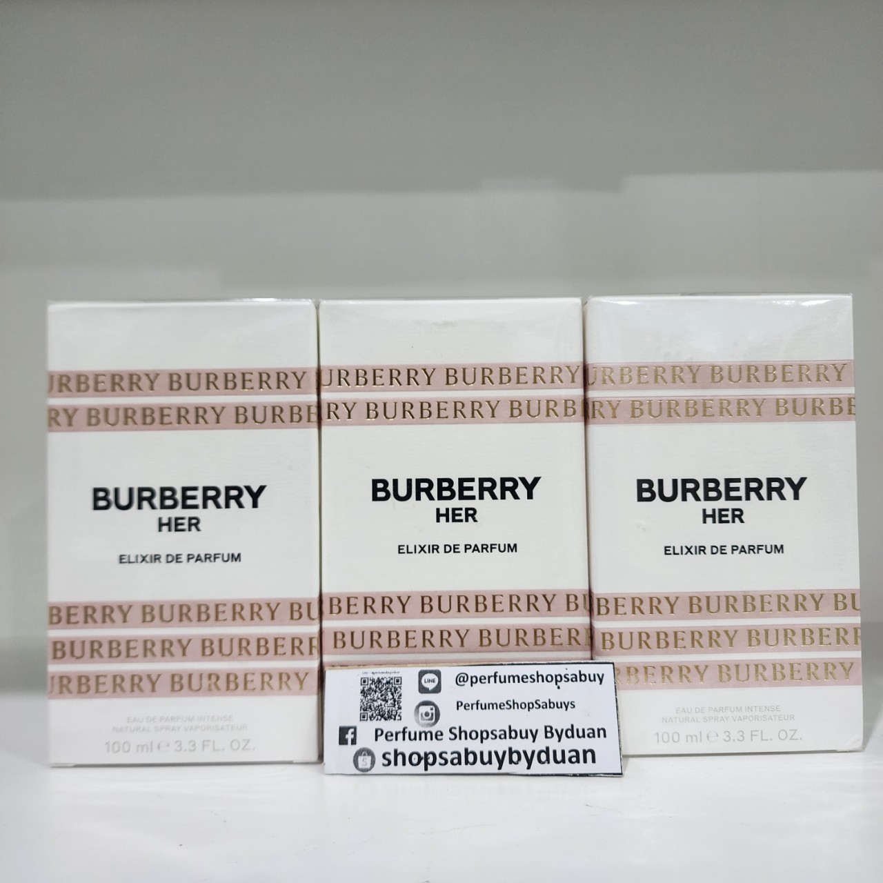 น้ำหอมแท้ Burberry Her Elixir EDP Intense 100ml กล่องซีล