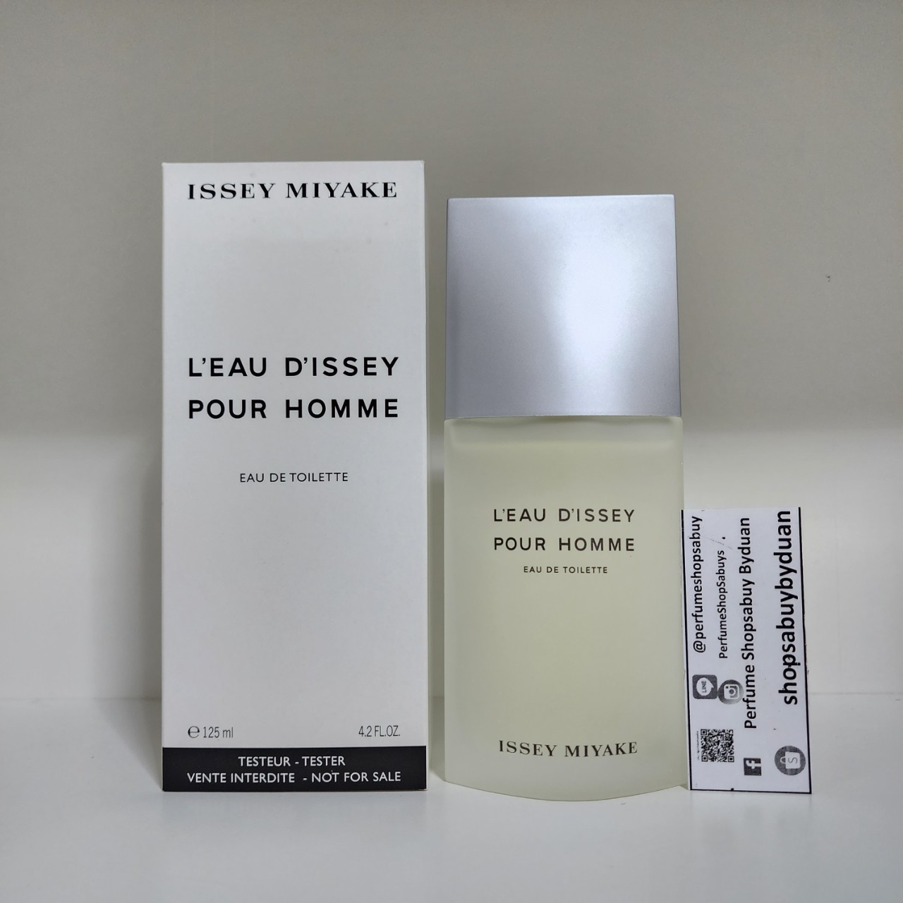 น้ำหอม Issey Miyake L'Eau D'Issey Pour Homme for Men EDT 125 ml.กล่องเทสเตอร์