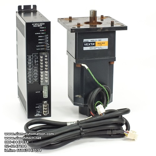 AC SERVO MOTOR VEXTA KBLM6180GD-CM + Driver KBLD180-C (New)