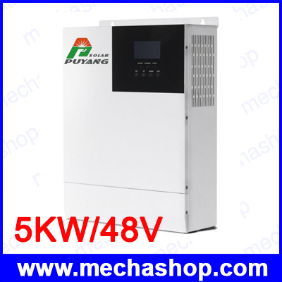 อินเวอร์เตอร์ อินเวอร์เตอร์ไฮบริด 5KW/48V Solar Hybrid Inverter and charger 5000W PY-HF4850S80