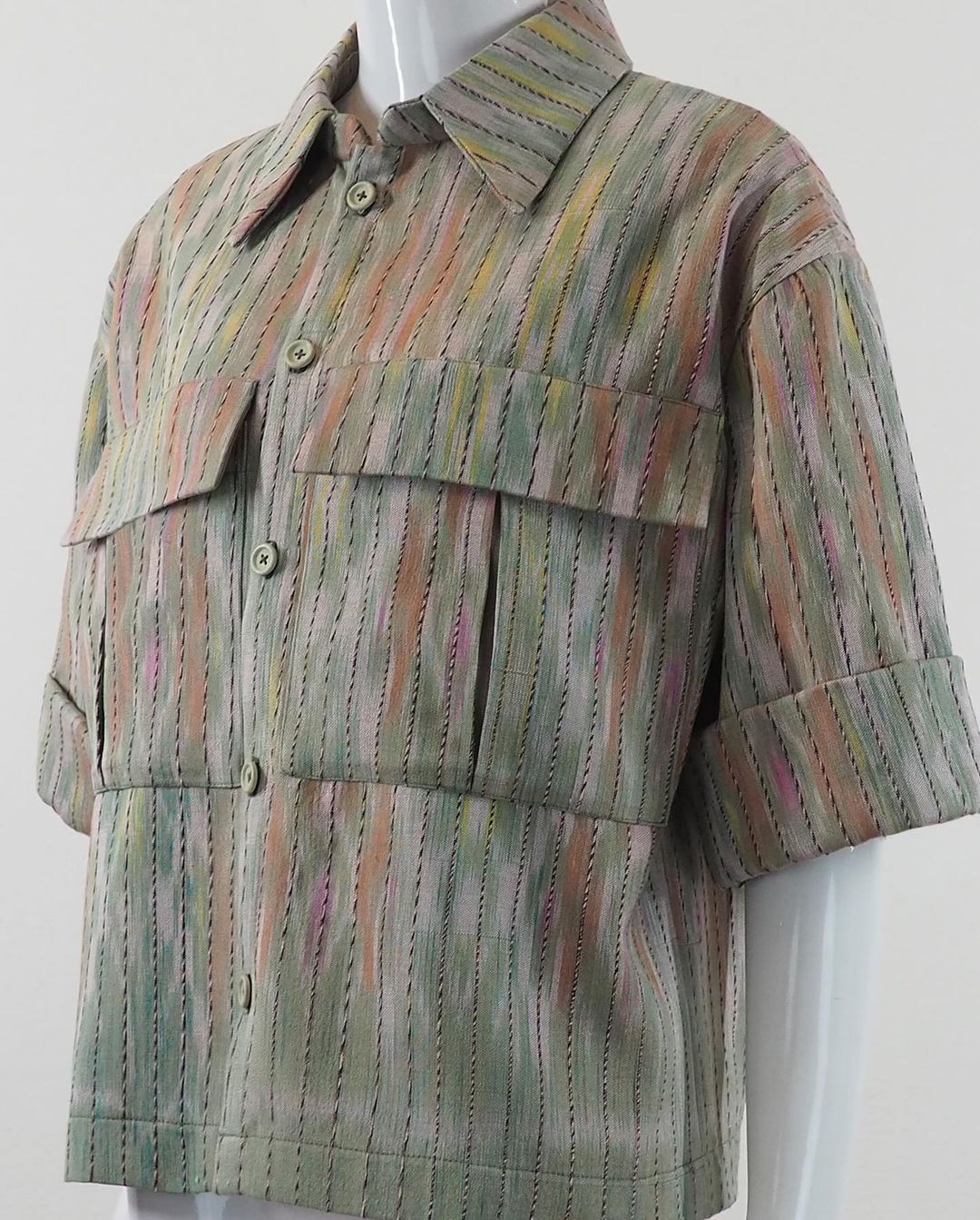 แบบตัด เสื้อผ้าไหม (ไม่รวมผ้า) ตามแบบ รหัส CUT-51-03246713