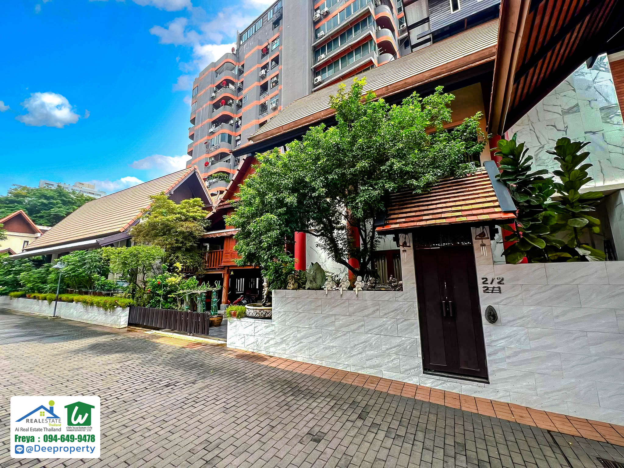 🏡บ้านเดี่ยวเรือนไทยประยุกต์ 3 หลัง ตกแต่งครบพร้อมอยู่ บนพื้นที่ดินรวม 185 ตรว. พหลโยธิน ซ.24 ใกล้ BTS และ ห้างดัง Central ลาดพร้าว, Major รัชโยธิน.