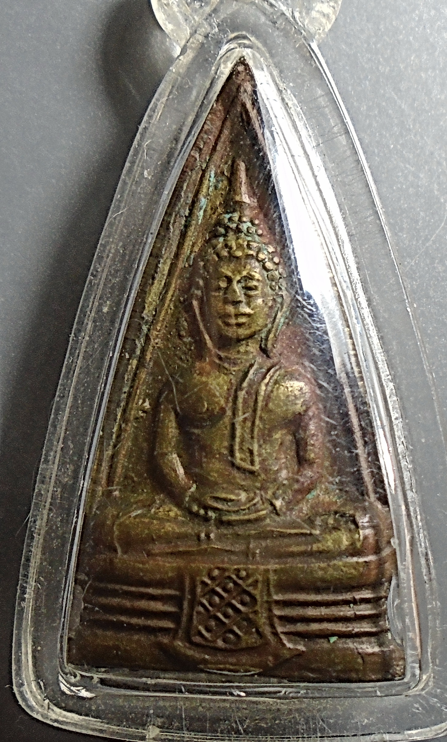 เหรียญลพ.โสธรสองหน้า เก่าเลี่ยมเดิม