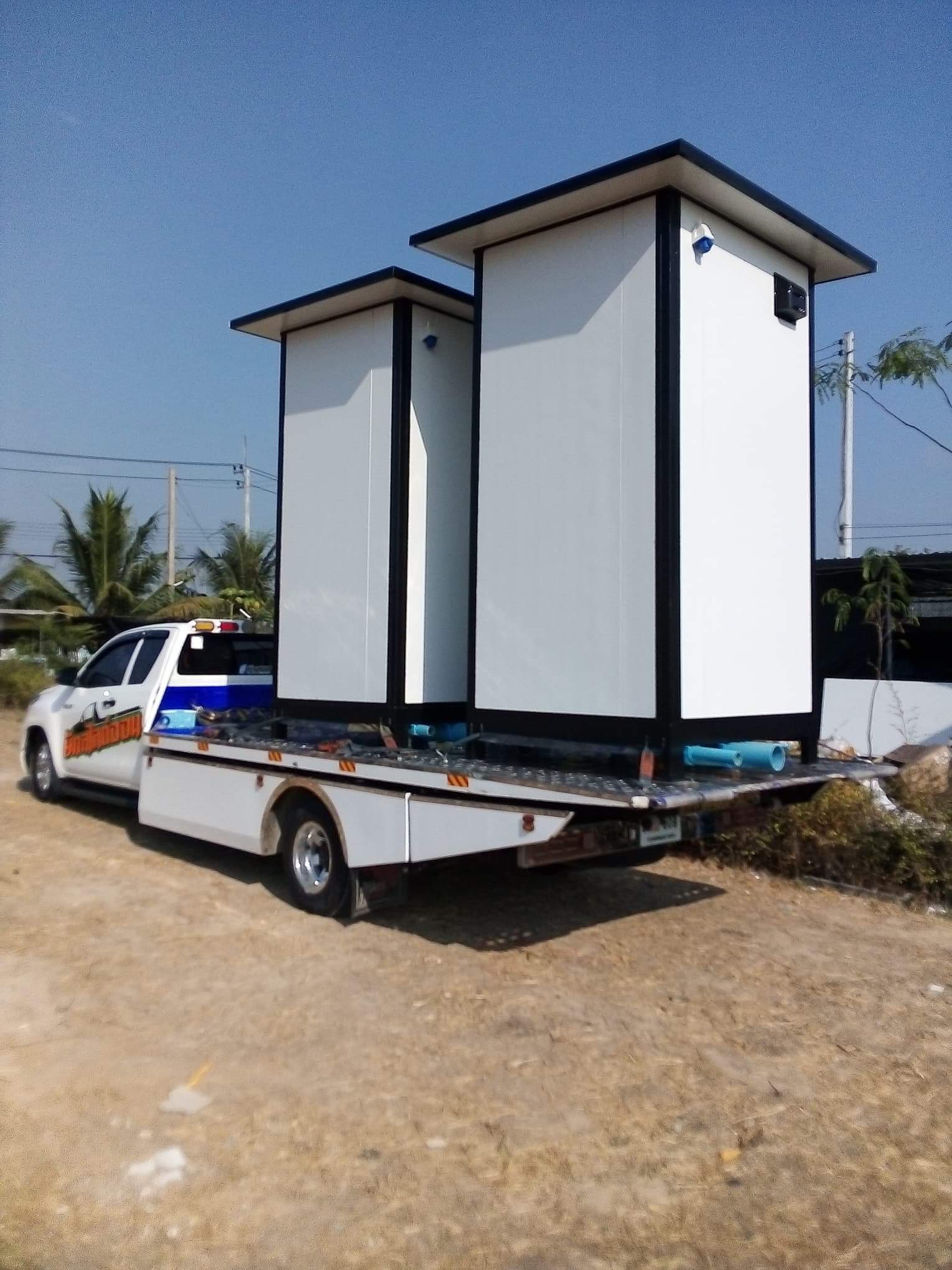 ห้องน้ำสำเร็จรูป ห้องน้ำเคลื่อนที่ 1.20x1.20x2.50 เมตร