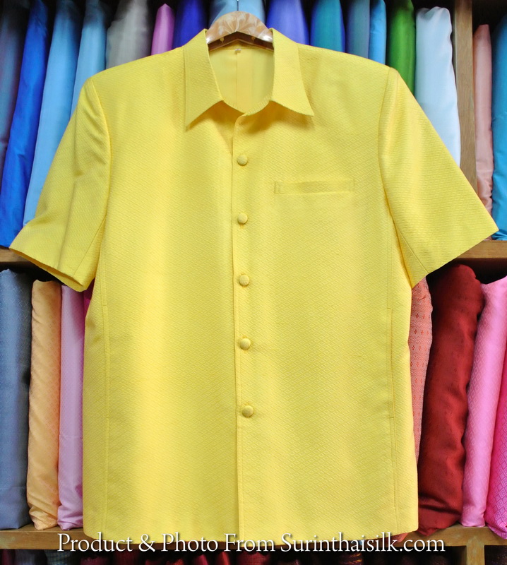 เสื้อซาฟารี คอปก ลูกแก้ว ทรง DT-049