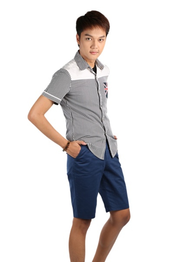 กางเกงสามส่วน รุ่น305 (สีน้ำเงินกรม)