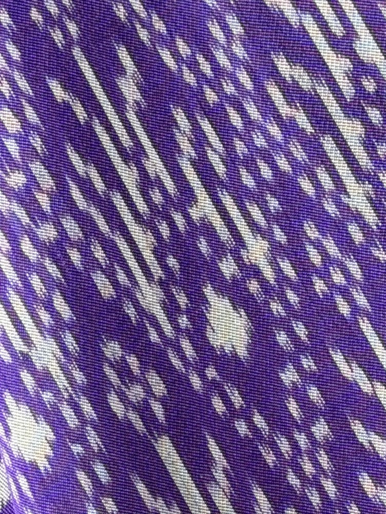 ซิ่น ผ้าไหมมัดหมี่ 3ตะกอ ขนาด 1x2 เมตร สีน้ำเงินเชิงสีม่วง รหัส PCS-NY-11226822