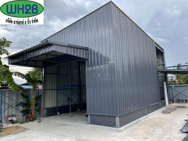 โกดังสำเร็จรูป ขนาด5.00x10.00 เมตร ท่าข้าม