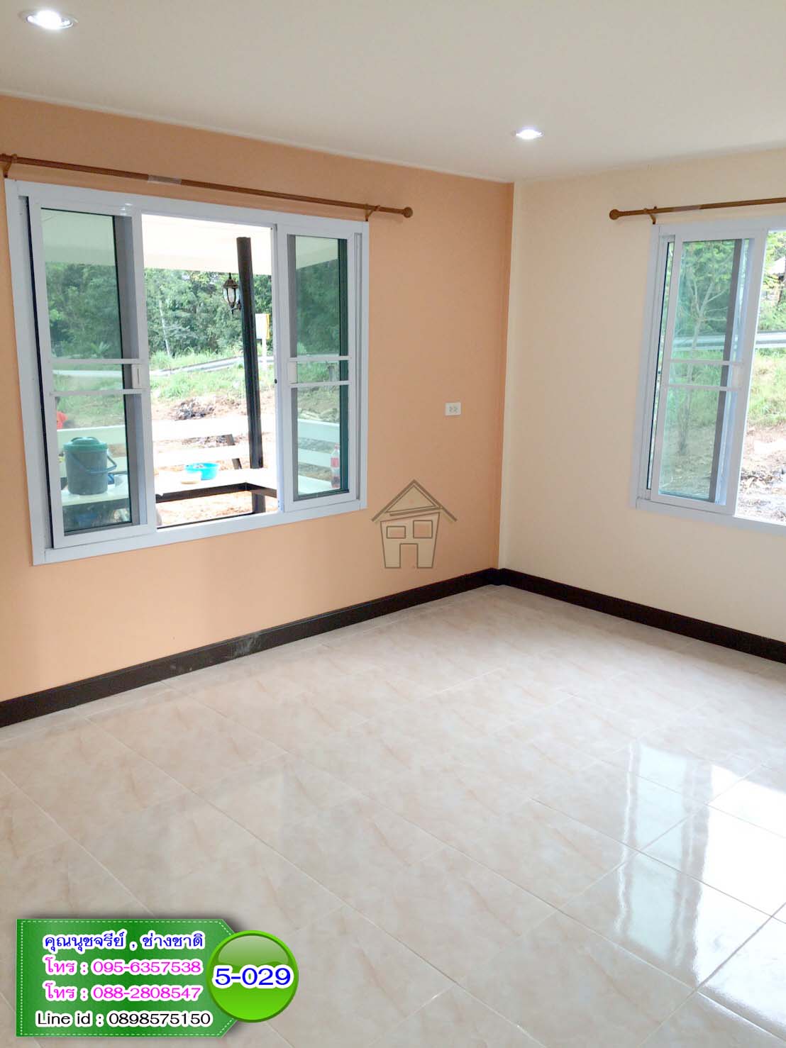 5-029 บ้านกึ่งน็อคดาวน์ คานปูน - บ้านหลังใหญ่ - ทรงโมเดิร์น