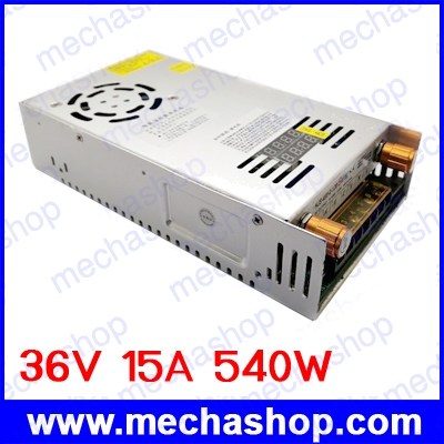 สวิทซิ่งเพาเวอร์ซัพลาย แหล่งจ่ายไฟปรับค่าได้ Input AC110/220V Output DC 0-36V 15A 540W Adjustable DC voltage stabilization Digital switching power supply