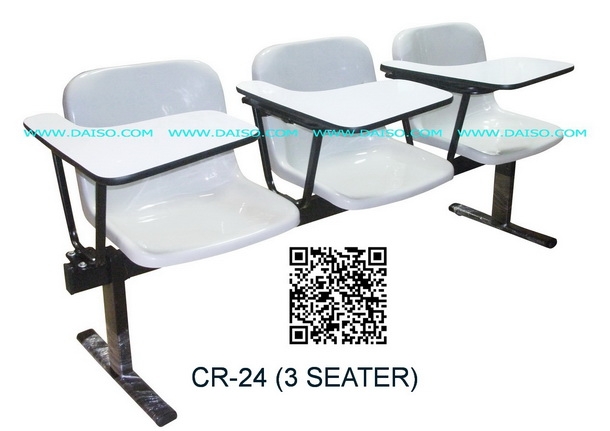 เก้าอี้เลคเชอร์แถว3ที่นั่ง เก้าอี้แถวเลคเชอร์ 3 ที่นั่ง/CR-24-3