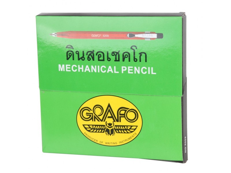 GRAFO USTC ดินสอกดช่างไม้ 2.0 มม บรรจุ 12 แท่ง เชคโก กราโฟ ยูเอสทีซี