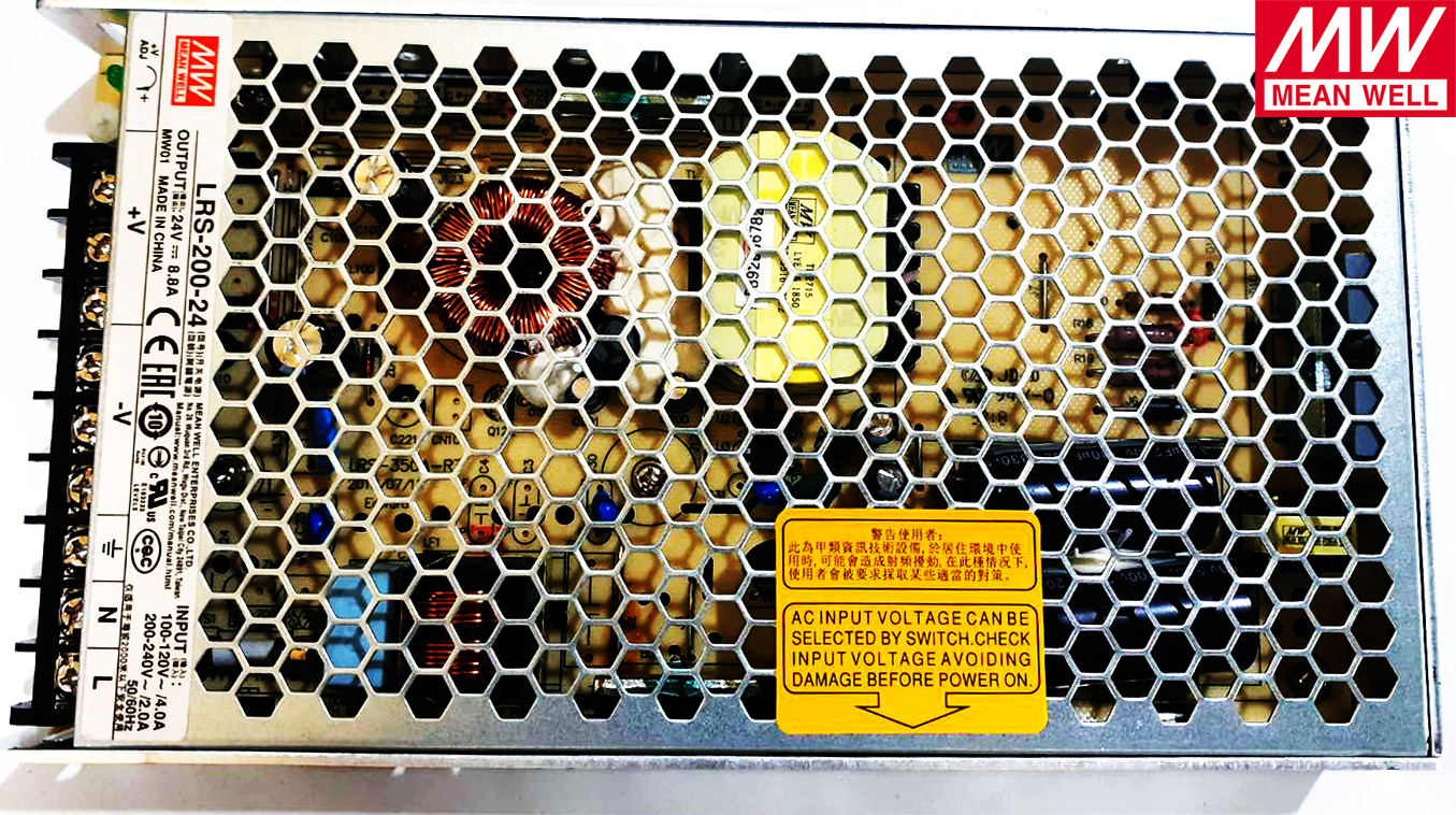 Power Supply MeanWell LRS-200-24 ใหม่มีกล่อง