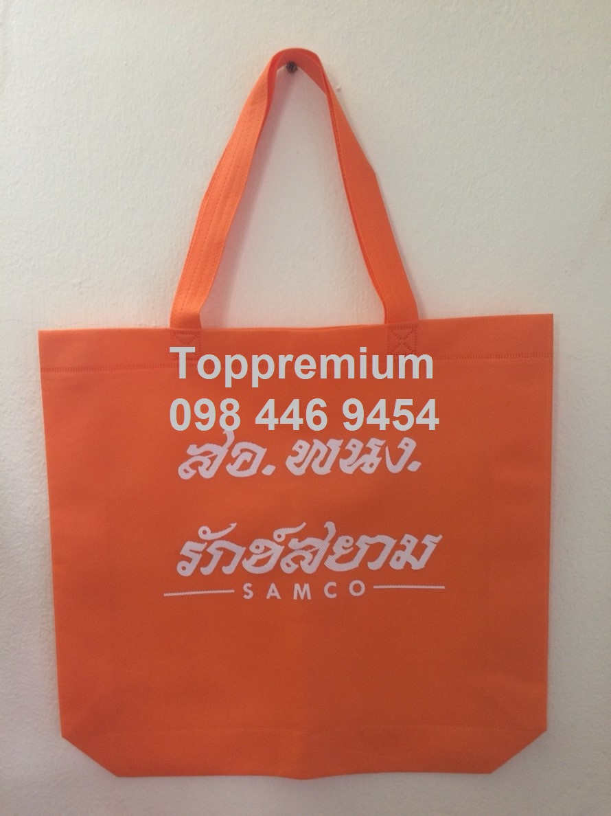 กระเป๋าสปันบอน ถุงผ้าสปันบอน ถุงผ้าแจกราคาถูก กระเป๋าผ้าลดโลกร้อน ถุงผ้าเริ่มต้น12บาท