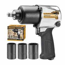 INGCO บล็อกลม 1/2" (4 หุล) อิงโก้ รุ่น AIW12562 7000 rpm 90 PSI ระบบลูกตีแบบค้อนคู่ (Twin hammer)